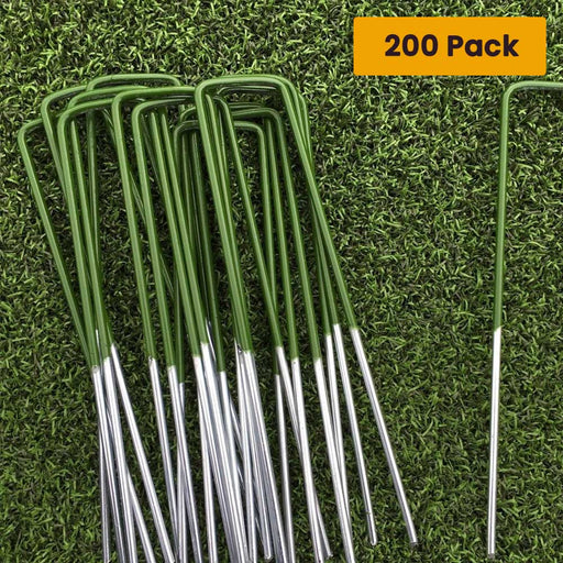 Pack of 200 Synthetic Weed Mat Pins or Pegs