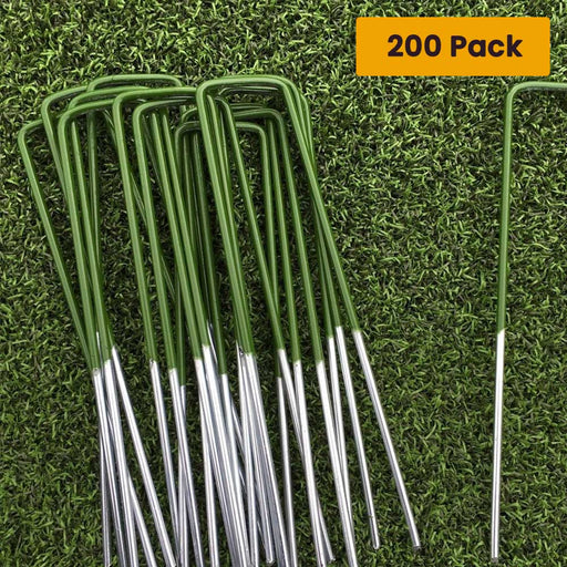 Pack of 200 Synthetic Weed Mat Pins or Pegs